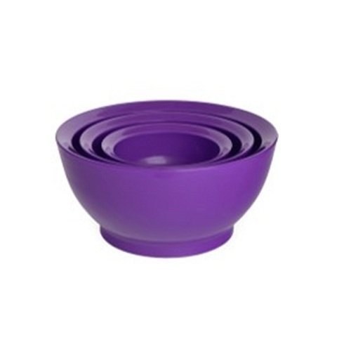 美國Calibowl 專利防漏碗 家庭派對3入組 紫色